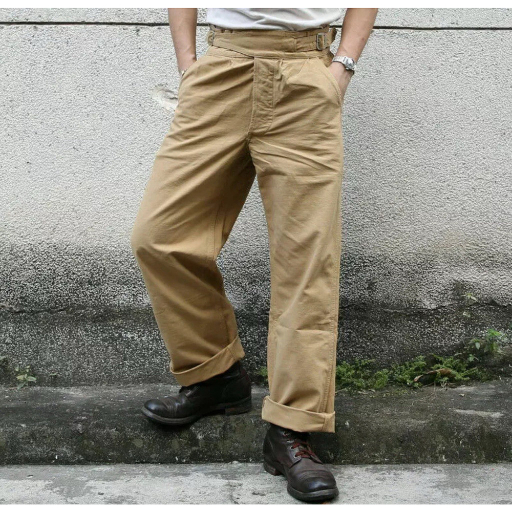 NON STOCK Classic British Army Pants Vintage Men Military Gurkha Trousers 6M